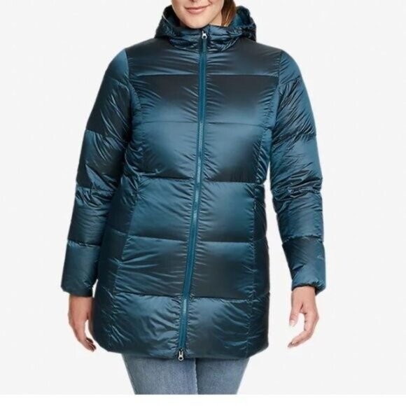 Eddie Bauer Jackets & Blazers - Eddie Bauer Women's Luna Peak Down Puffer Jacket Parka, Green,  L